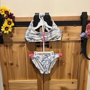 Malibu Blue and Pink Bikini